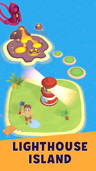 Lighthouse Island (Лайтхаус айленд) [МОД: Меню, Бесконечные монеты и Открытые уровни] Screenshot 1