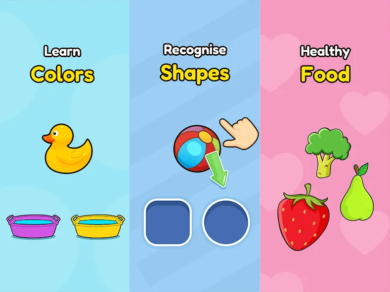 Bebi: Baby Games for 2-4y kids [МОД: Деньги, Монеты и Меню MOD] Screenshot 1