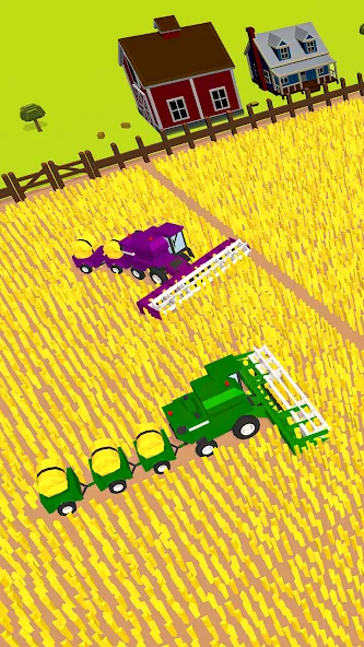 Harvest.io – 3D Farming Arcade [МОД: Бесконечные деньги, Монеты и Мега MOD] Screenshot 1