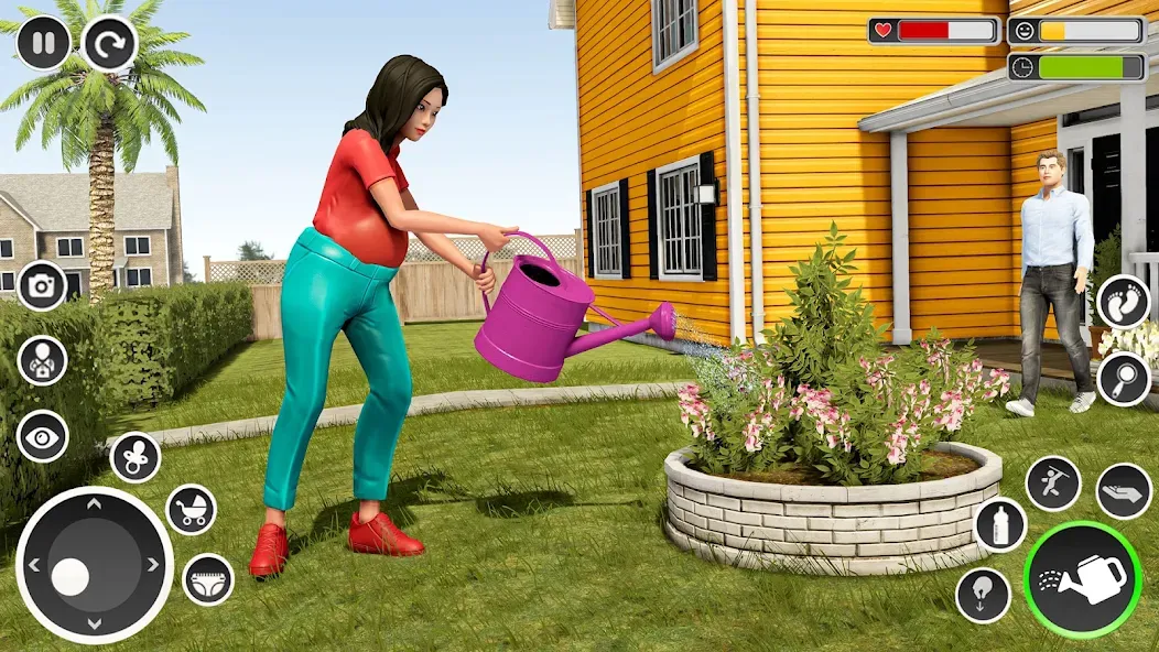 Pregnant Mom Simulator Games [МОД: Меню, Бесконечные монеты и Открытые уровни] Screenshot 4