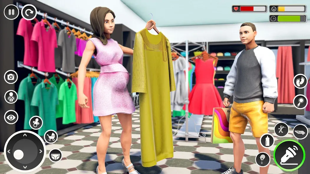 Pregnant Mom Simulator Games [МОД: Меню, Бесконечные монеты и Открытые уровни] Screenshot 5