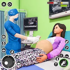 Скачать Pregnant Mom Simulator Games [МОД: Меню, Бесконечные монеты и Открытые уровни] | Взлом Pregnant Mom Simulator Games на Андроид