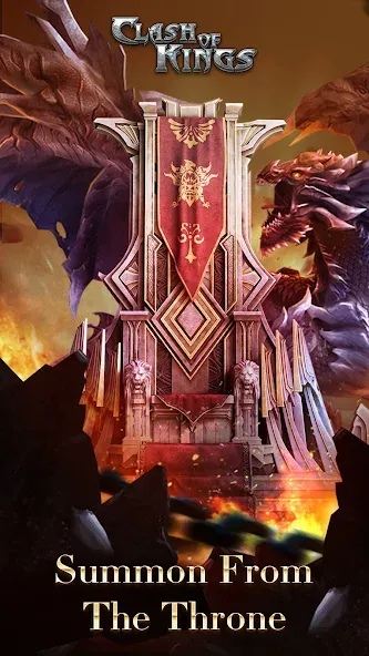 Clash of Kings (Клаш оф Кингс) [МОД: Много денег, Монет и Все открыто] Screenshot 1