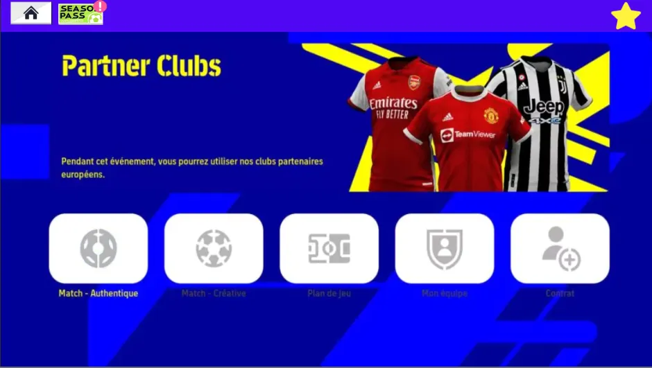 PESfOOTBALL MOBILE 2023 (ПЕСФУТБОЛ МОБИЛЬНАЯ 2023) [МОД: Много денег, Монет и Все открыто] Screenshot 1