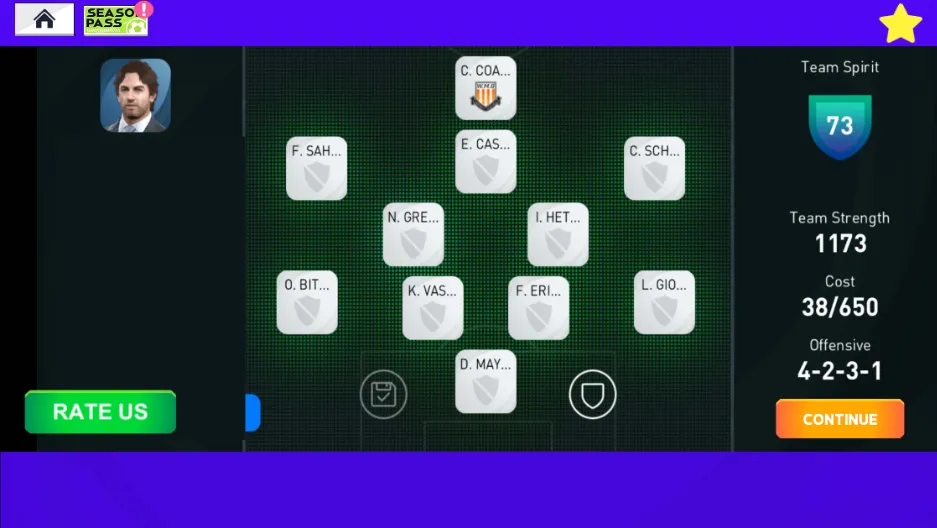 PESfOOTBALL MOBILE 2023 (ПЕСФУТБОЛ МОБИЛЬНАЯ 2023) [МОД: Много денег, Монет и Все открыто] Screenshot 3