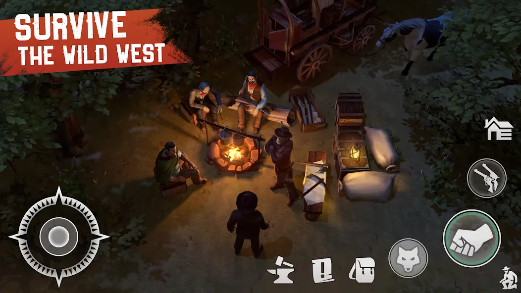 Westland Survival: Cowboy Game (Вестланд Сурвайвал) [МОД: Много денег, Монет и Все открыто] Screenshot 3