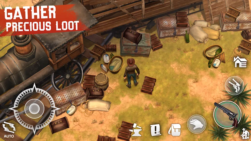 Westland Survival: Cowboy Game (Вестланд Сурвайвал) [МОД: Много денег, Монет и Все открыто] Screenshot 4