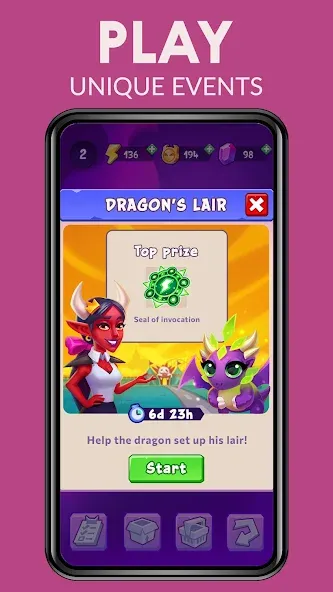 Hell Merge (Хелл Мердж) [МОД: Много монет, Открытые уровни и Мега MOD] Screenshot 3