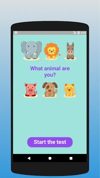 What animal are you? Test [МОД: Деньги, Монеты и Меню MOD] Screenshot 1