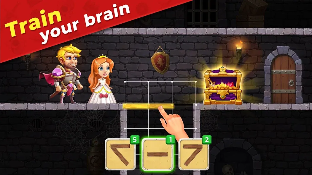 Mr. Knight: Pin Puzzles [МОД: Меню, Бесконечные монеты и Открытые уровни] Screenshot 2