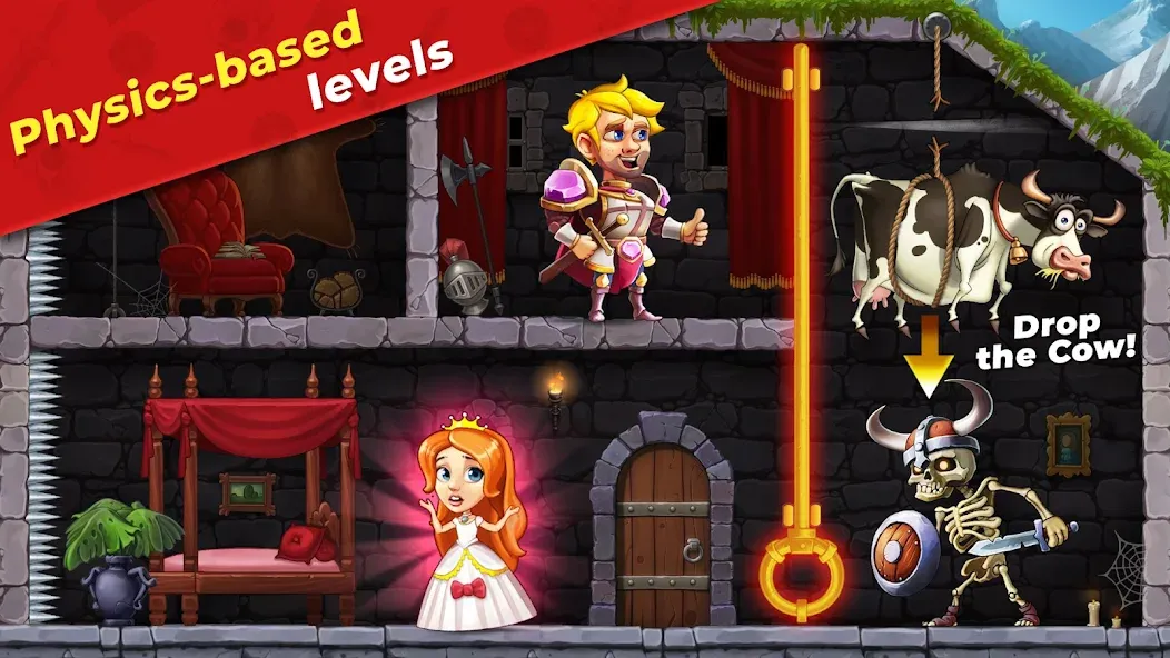 Mr. Knight: Pin Puzzles [МОД: Меню, Бесконечные монеты и Открытые уровни] Screenshot 5