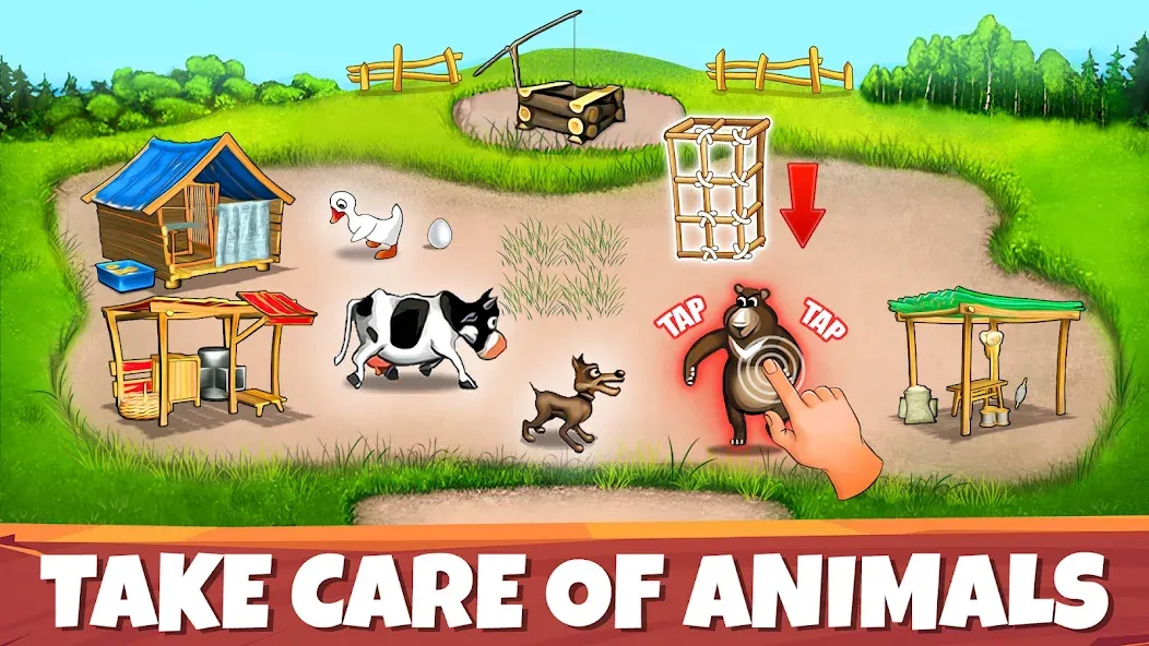 Farm Frenzy：Legendary Classics [МОД: Много монет, Открытые уровни и Мега MOD] Screenshot 4