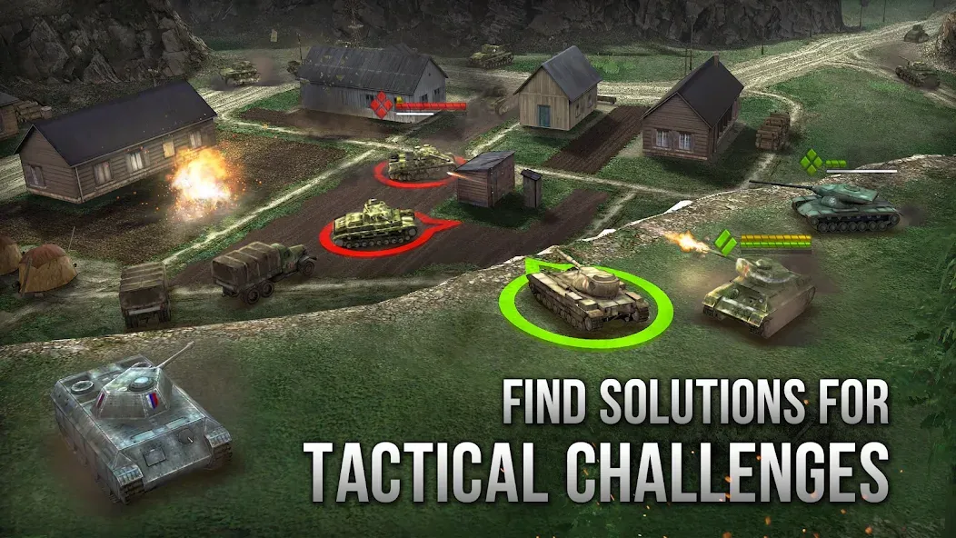 Armor Age: WW2 tank strategy (Армор Эйдж) [МОД: Деньги, Монеты и Меню MOD] Screenshot 4