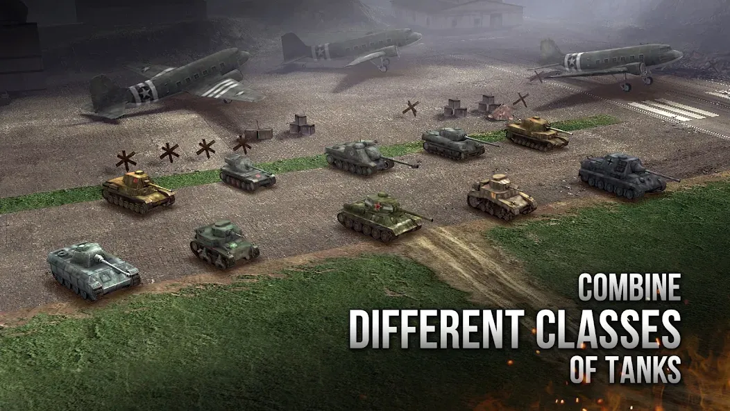 Armor Age: WW2 tank strategy (Армор Эйдж) [МОД: Деньги, Монеты и Меню MOD] Screenshot 5