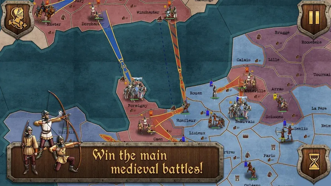 S&T: Medieval Wars [МОД: Много монет, Открытые уровни и Мега MOD] Screenshot 1