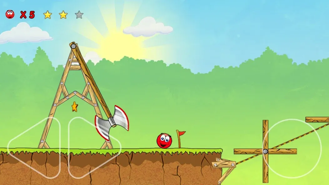 Red Ball 3: Jump for Love! Bou (Ред Болл 3) [МОД: Бесконечные деньги, Монеты и Мега MOD] Screenshot 4