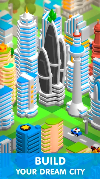 Tap Tap: Idle City Builder Sim [МОД: Все открыто, Дополнительные деньги и Меню MOD] Screenshot 1