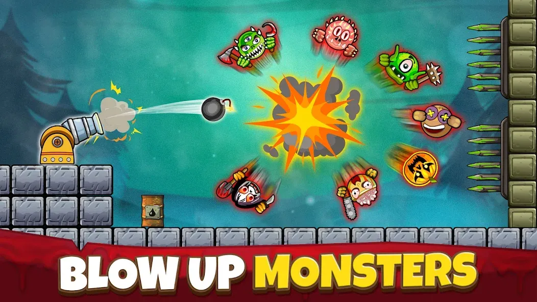 Crush the Monsters：Foul Puzzle [МОД: Меню, Бесконечные монеты и Открытые уровни] Screenshot 1