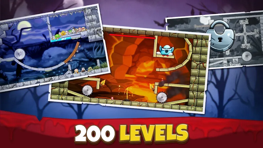 Crush the Monsters：Foul Puzzle [МОД: Меню, Бесконечные монеты и Открытые уровни] Screenshot 4