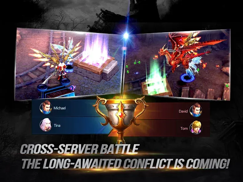 Goddess: Primal Chaos - MMORPG (Годесс) [МОД: Меню, Бесконечные монеты и Открытые уровни] Screenshot 1