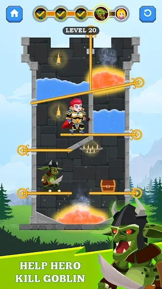 Hero Rescue (Герой Спасения) [МОД: Много денег, Монет и Все открыто] Screenshot 2