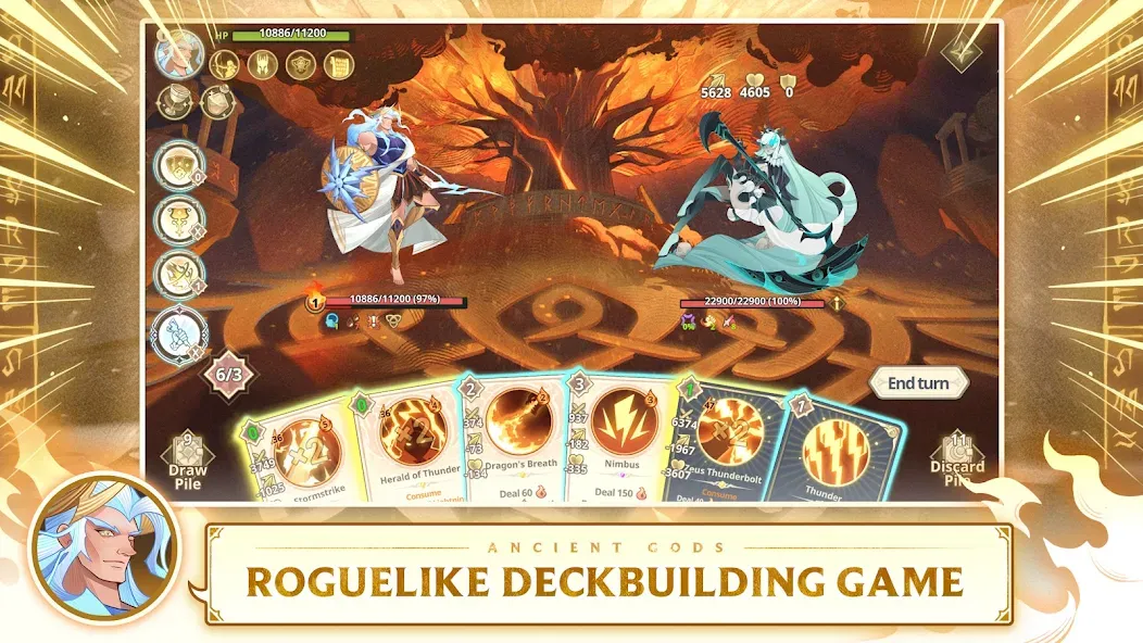 Ancient Gods: Card Battle RPG (Эншент Годс) [МОД: Много денег, Монет и Все открыто] Screenshot 2