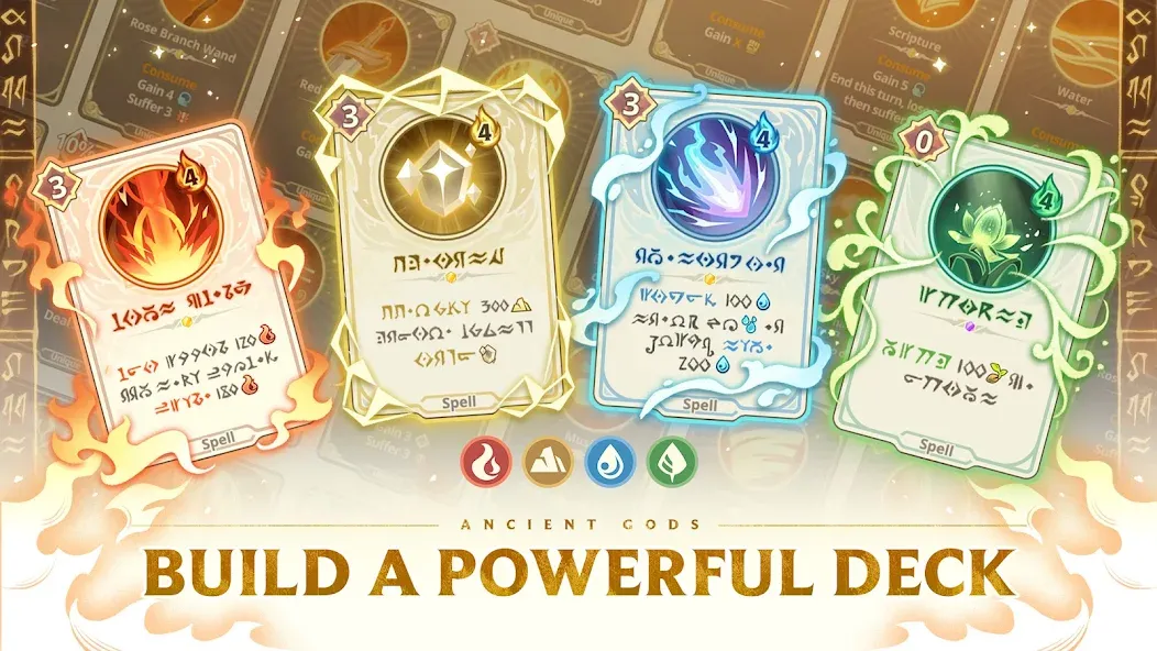 Ancient Gods: Card Battle RPG (Эншент Годс) [МОД: Много денег, Монет и Все открыто] Screenshot 3