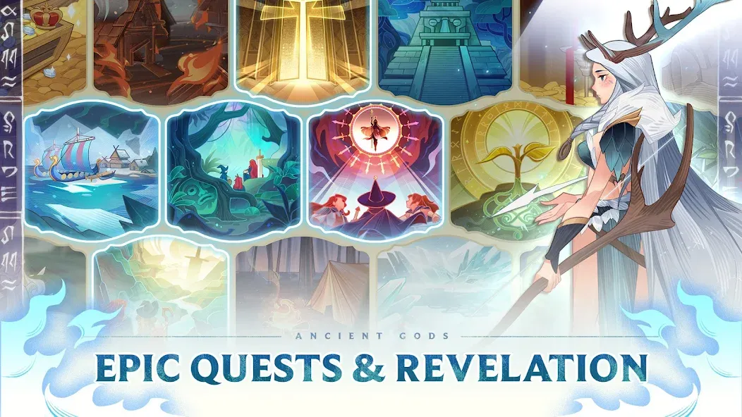 Ancient Gods: Card Battle RPG (Эншент Годс) [МОД: Много денег, Монет и Все открыто] Screenshot 4