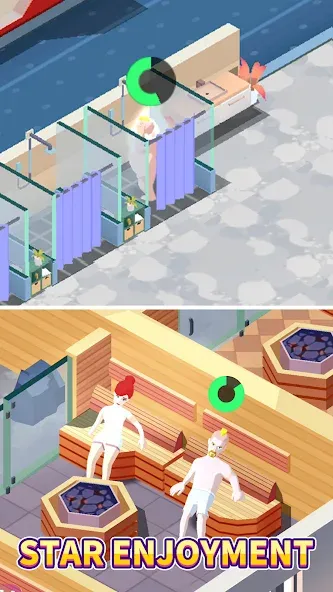 Fitness Club Tycoon (Фитнес Клуб Тайкун) [МОД: Меню, Бесконечные монеты и Открытые уровни] Screenshot 4