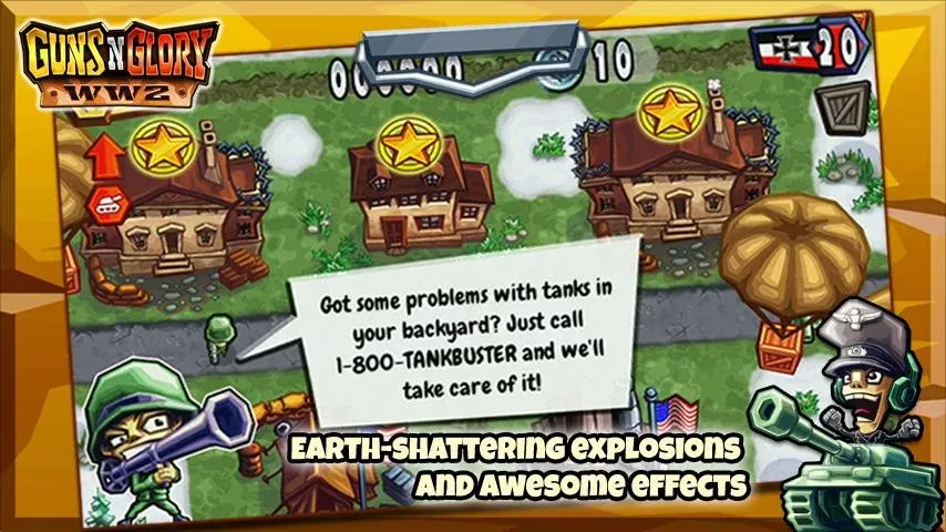 Guns'n'Glory WW2 [МОД: Все открыто, Дополнительные деньги и Меню MOD] Screenshot 5