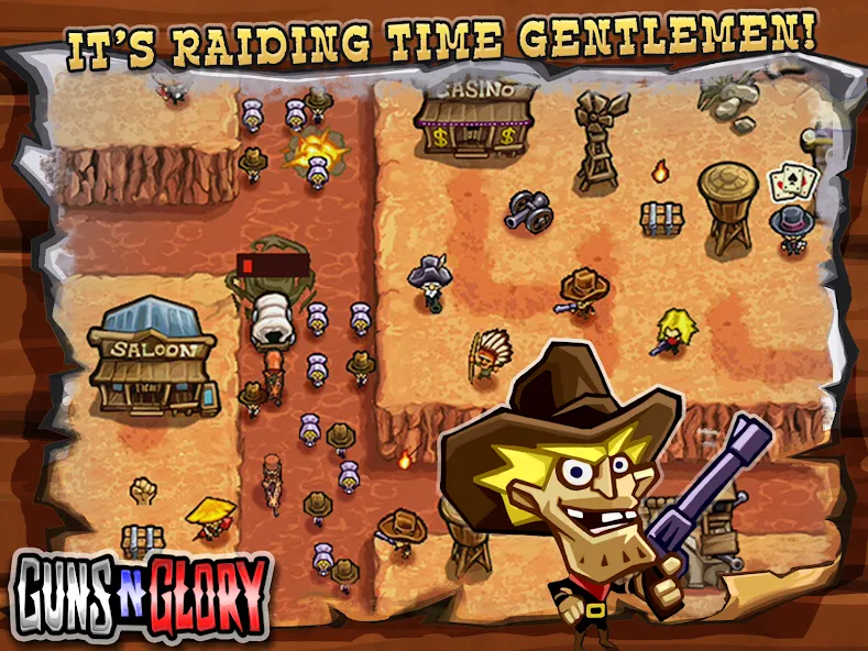 Guns'n'Glory [МОД: Деньги, Монеты и Меню MOD] Screenshot 1