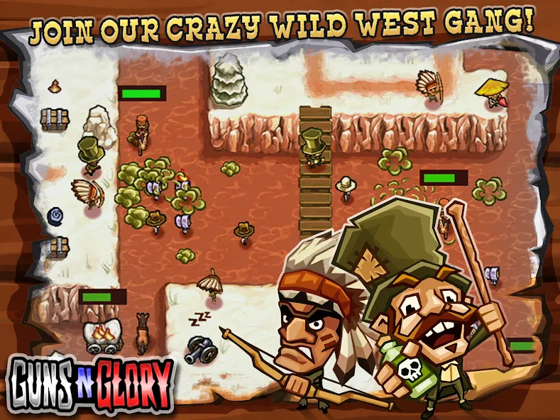 Guns'n'Glory [МОД: Деньги, Монеты и Меню MOD] Screenshot 2