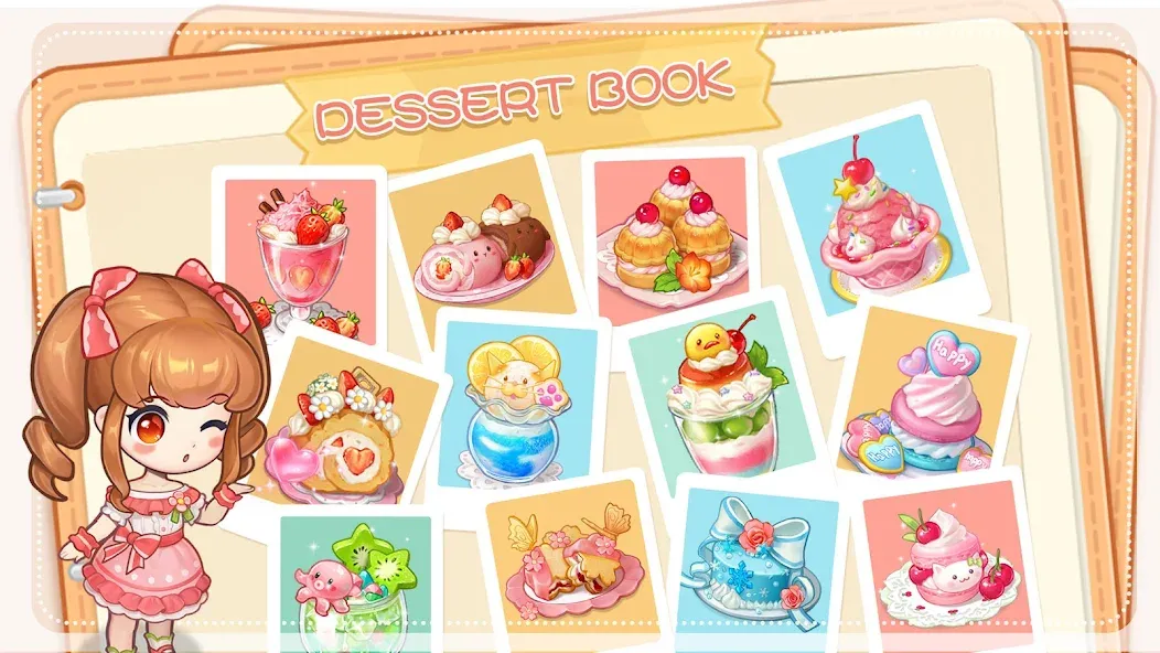 Happy Desserts！ [МОД: Много денег, Монет и Все открыто] Screenshot 3