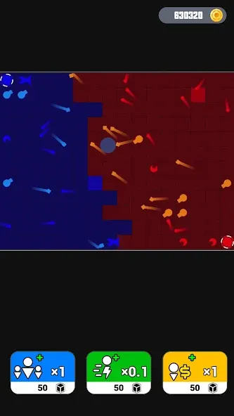 Territory War (Территориальная война) [МОД: Много монет, Открытые уровни и Мега MOD] Screenshot 1