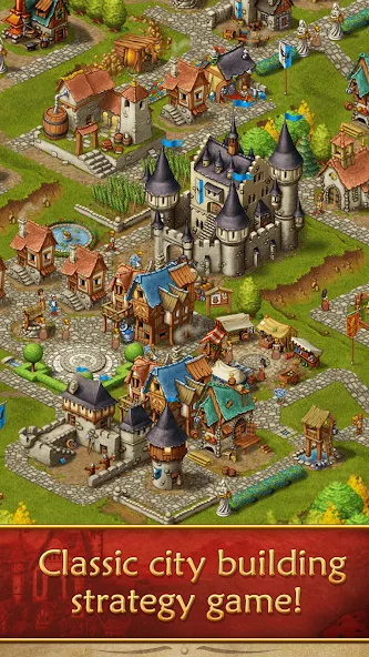 Townsmen [МОД: Много монет, Открытые уровни и Мега MOD] Screenshot 1