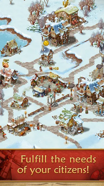 Townsmen [МОД: Много монет, Открытые уровни и Мега MOD] Screenshot 3