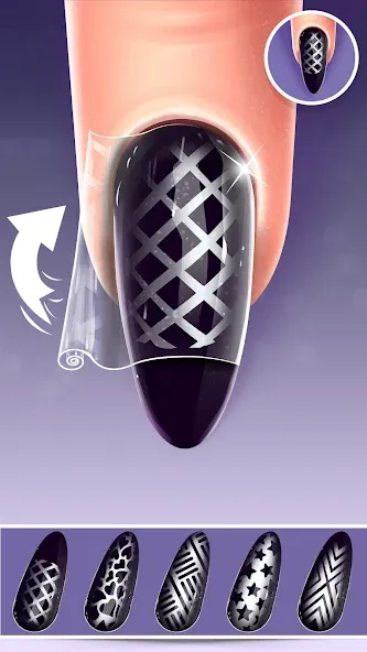 Nail Salon Fashion Makeup Game [МОД: Меню, Бесконечные монеты и Открытые уровни] Screenshot 2