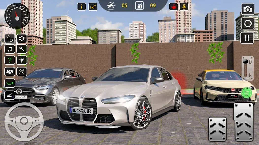 Super Car Parking 3d Games [МОД: Много денег, Монет и Все открыто] Screenshot 3