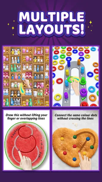 Tile Master 3D® - Triple Match (Тайл Мастер 3Д) [МОД: Меню, Бесконечные монеты и Открытые уровни] Screenshot 3