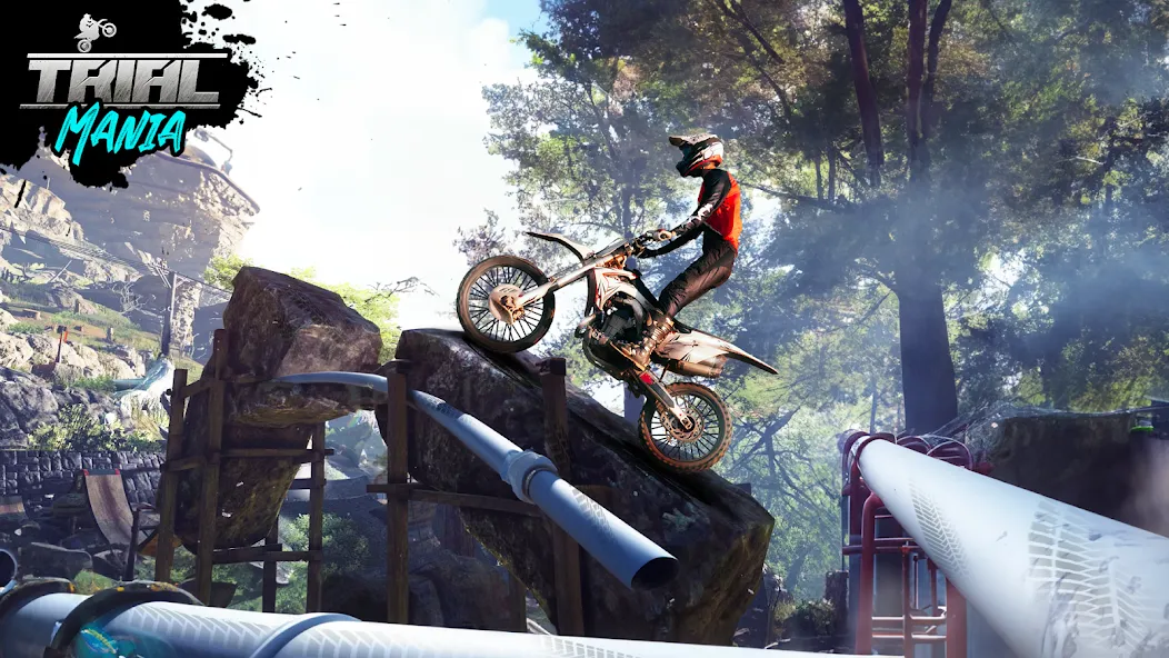 Trial Mania: Dirt Bike Games (Трайал Мания) [МОД: Много денег, Монет и Все открыто] Screenshot 5
