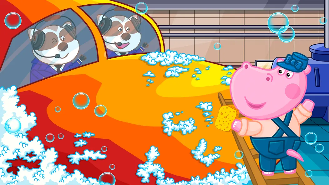 Hippo: Airport Profession Game [МОД: Бесконечные деньги, Монеты и Мега MOD] Screenshot 3