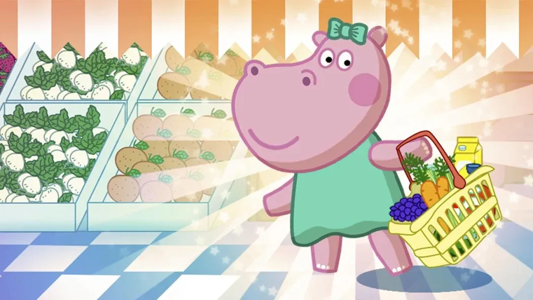 Kids Supermarket: Shopping [МОД: Много монет, Открытые уровни и Мега MOD] Screenshot 1