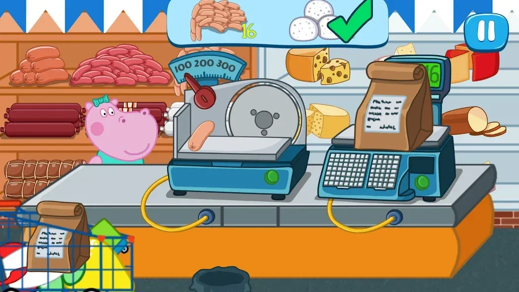 Kids Supermarket: Shopping [МОД: Много монет, Открытые уровни и Мега MOD] Screenshot 4