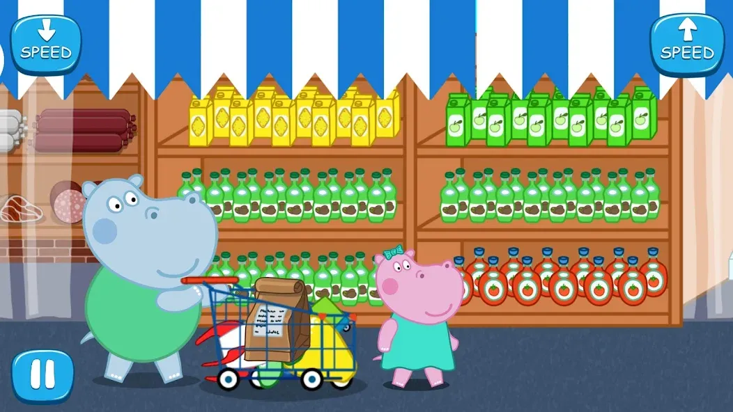 Kids Supermarket: Shopping [МОД: Много монет, Открытые уровни и Мега MOD] Screenshot 5