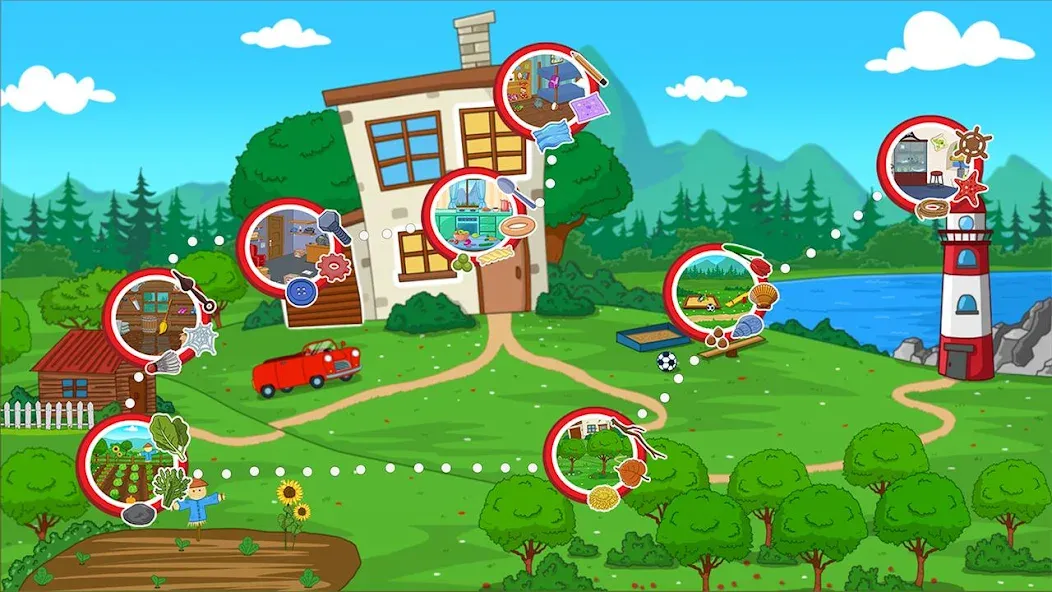 Kindergarten: Learn and play [МОД: Меню, Бесконечные монеты и Открытые уровни] Screenshot 5