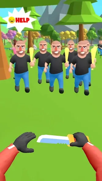 Hit Master 3D - Knife Assassin (Хит Мастер 3Д) [МОД: Много монет, Открытые уровни и Мега MOD] Screenshot 2