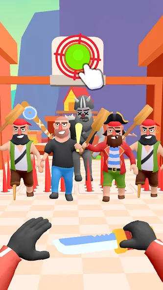 Hit Master 3D - Knife Assassin (Хит Мастер 3Д) [МОД: Много монет, Открытые уровни и Мега MOD] Screenshot 3