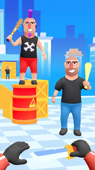 Hit Master 3D - Knife Assassin (Хит Мастер 3Д) [МОД: Много монет, Открытые уровни и Мега MOD] Screenshot 4