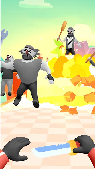 Hit Master 3D - Knife Assassin (Хит Мастер 3Д) [МОД: Много монет, Открытые уровни и Мега MOD] Screenshot 5