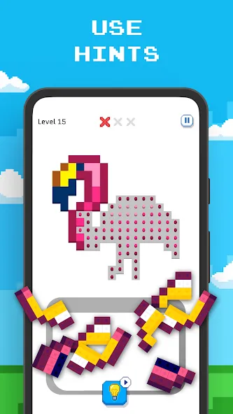 Blockin' Color - Block Puzzle [МОД: Все открыто, Дополнительные деньги и Меню MOD] Screenshot 5